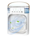 Mini Climatizador De Ar Com Reservatorio Para Agua E Gelo Cor Branco 110v/220v