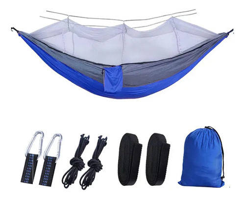 Hamaca Plegable De Camping Con Mosquitera Portátil