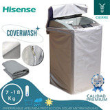 Cover Wash Cubre Lavadora Samsung 16k Bubble Burbuja Cierre