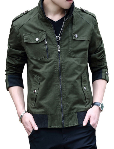 Jaqueta Masculina Moda Militar Bomber Parka