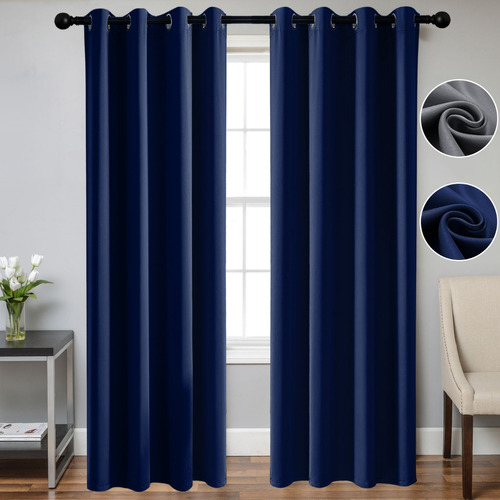 Cortina Blackout Para Ventana 132x213 Cm 1 Pzs Cuarto Sala