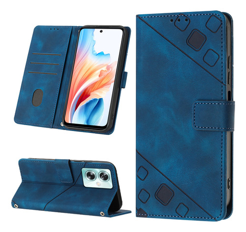 Funda Cartera Flip Relieve Para Oppo A79 5g / Oppo A2 5g