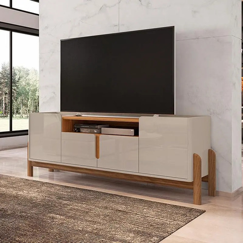 Rack Sala Lizz Para Tv Até 60 Polegadas Com 4 Portas | Frete grátis