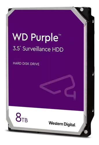 Hd 8tb Western Digital Purple Surveillance, Sata Iii 6gb/s