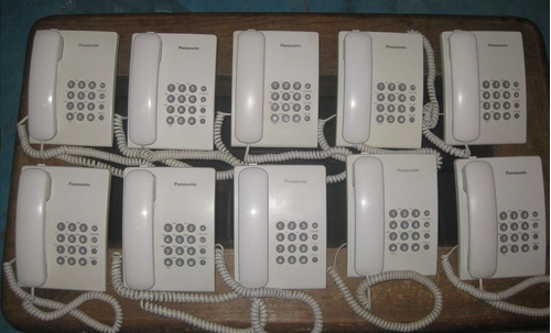 Lote De 10 Telefonos Unilinea Panasonic Modelo Kx-ts500