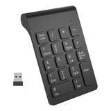 Teclado Numérico Inalámbrico 2.4 Ghz Usb Rápido Y Portátil 