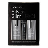 Lowell Kit Silver Slim Dark Sh 240ml + Cond 200ml + Ampola