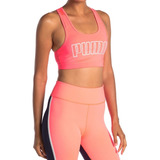 Puma Top Deportivo Alto Impacto Rosa Neon Original