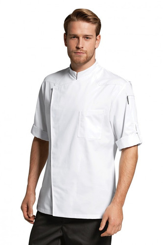 Chaqueta Cocina Benton Blanca Manga Corta Youniforms Chef