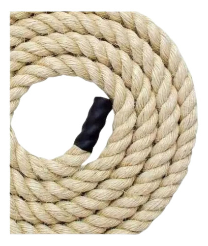 Corda Crossfit Escalada Sisal Funcional 4 Metros 38mm