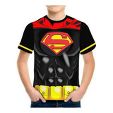 Camiseta Super Herois Infantil Roupas Blusa Animes