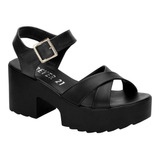 Sandalia Huarache Plataforma Retro Moda Moderna Apv 290-8403