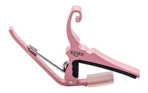 Kg6ka Kyser Pink Capotraste Rosa Para Violão De Aço