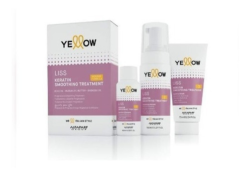 Kit Yellow Keratin Liss 150ml Sin Formol - g a $519