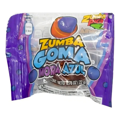 Gomita De Mora Azul Enchilada Zumba Goma Dulce 20 Piezas | MercadoLibre