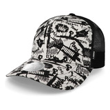 Gorra Puma Academy Aop Trucker 02436211 Blanco Unitalla