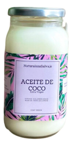 Aceite De Coco 100% Natural 250 - g a $104