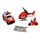 Set Rescate Grande Bombero Juguete - 10604