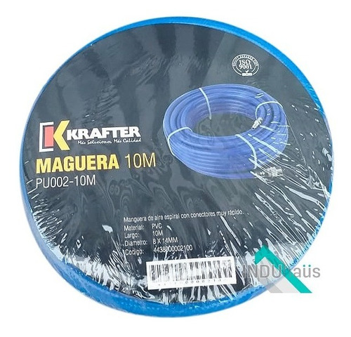 Manguera De Compresor Karfter 10 Mts Conector Rapido 1/4 