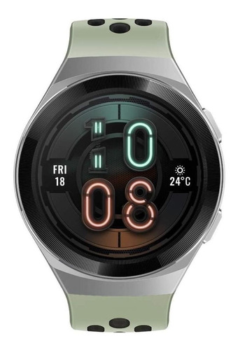 Huawei Watch Gt 2e 1.39  Caja 46mm De  Metal Y Plástico  Stainless Steel, Malla  Mint Green De  Tpu Hct-b19