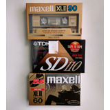 Cassettes Cro2 High Bias Set X3 Nuevos Sellados Vintage