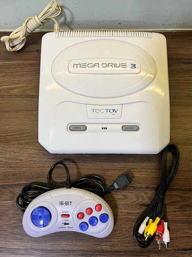 Mega Drive 3 Branco - Tec Toy