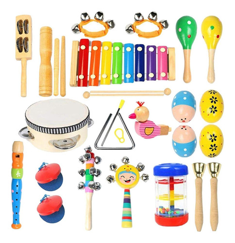 Percussion Musical Instrument Set 22 Units