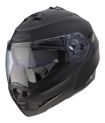 Casco Rebatible Caberg Duke Negra Matte Rebatible  Mg Bikes