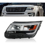 Headlight Left Driver W/led Drl Fit 2016-2018 Ford Explo Aad