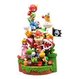 Figura Super Mario Bros Yoshi Mario Luigi 28 Cm 