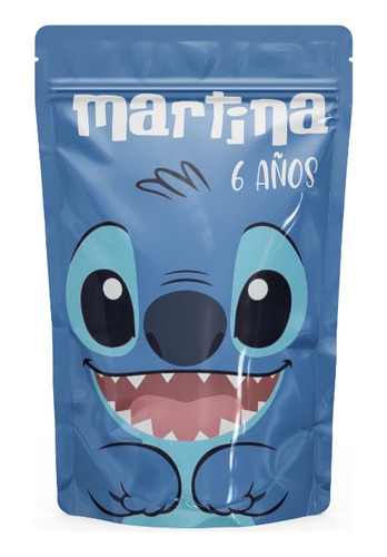 Bolsas Golosineras Souvenir Personalizadas Stich X10