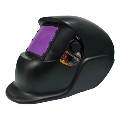 Careta Electrónica Soldar Uso Industrial Negra Adir 6712 Color Negro | Envío gratis
