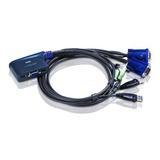 Cabo 2-portas Usb Vga/audio  Kvm Switch