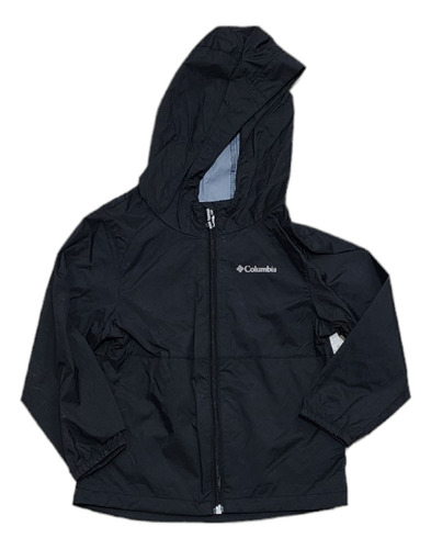 Chamarra Impermeable Columbia 4t Negro