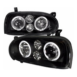 Vw Golf A3 1993 1998 Faros Ojo Angel Led 1994 1995 1996 1997