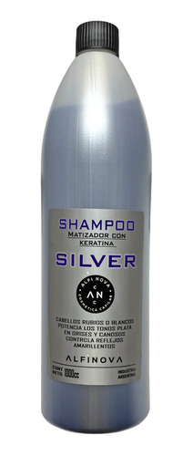 Shampoo Matizador Silver Alfi Nova X 1000 Cc 