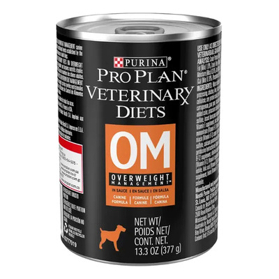 Pro Plan Veterinary Diets Om Control Peso 12 Latas De 377g | Envío gratis