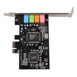 Aruoy Tarjeta De Sonido De Audio Pcie Express 5.1ch Cmi8738