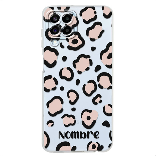 Funda Galaxy Animal Print Personalizada Con Nombre