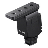 Microfono Pistola Inalambrico Sony Ecm-b10 Para Camara Color Negro