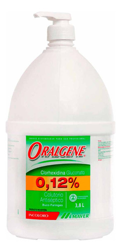   Enjuague Bucal Oralgene  3,8 Litros Antiséptico Bucal