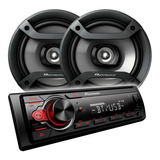 Combo Pioneer Mxt-s216bt Radio Bluetooth + Parlantes 200w