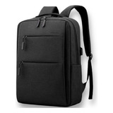 Mochila Bolsa Faculdade Para Notebook Impermeável Com Usb 