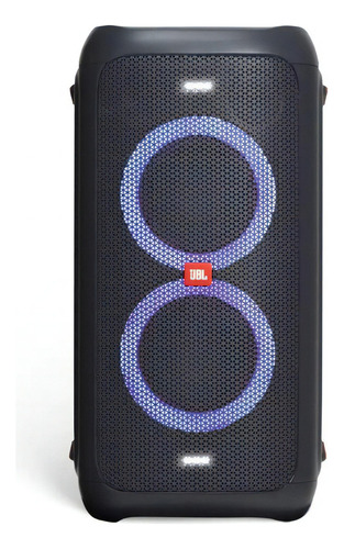 Caixa De Som Partybox 100 Bluetooth Portátil 160w Jbl Bivolt Cor Preto 110v/220v