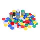 200pcs Small Disc Bingo Chip Learning Counters .