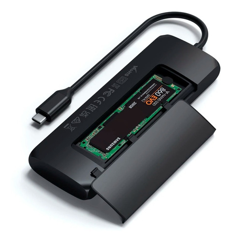 Hub Multimplicador Usb-a/ Usb-c/ Ssd Sata M.2/ Hdmi 4k60hz