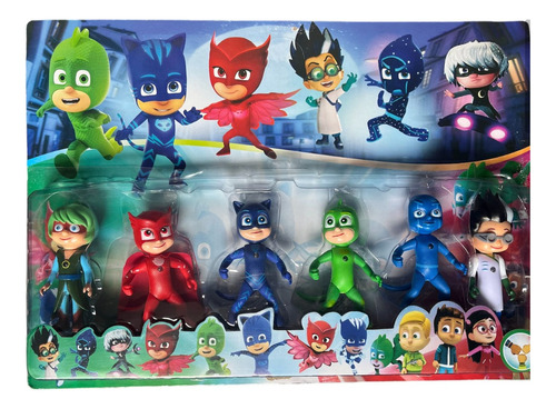 Pjmasks 6 Personagens  Desenho