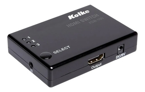 Switch Hdmi 3x1 7gbps Alto Rendimiento Con Control Remoto