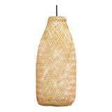 Colgante Techo Bambu Bamboo Natural Tube 18x40cm Completo