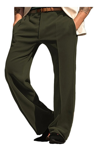 Pantalones Cómodos Para Hombre Con Cierre De Botón Y Cremall